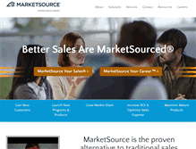 Tablet Screenshot of marketsource.com